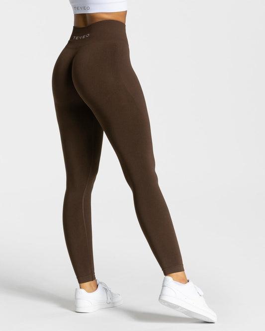 Evolution Leggings "Dunkelbraun" - TEVEO