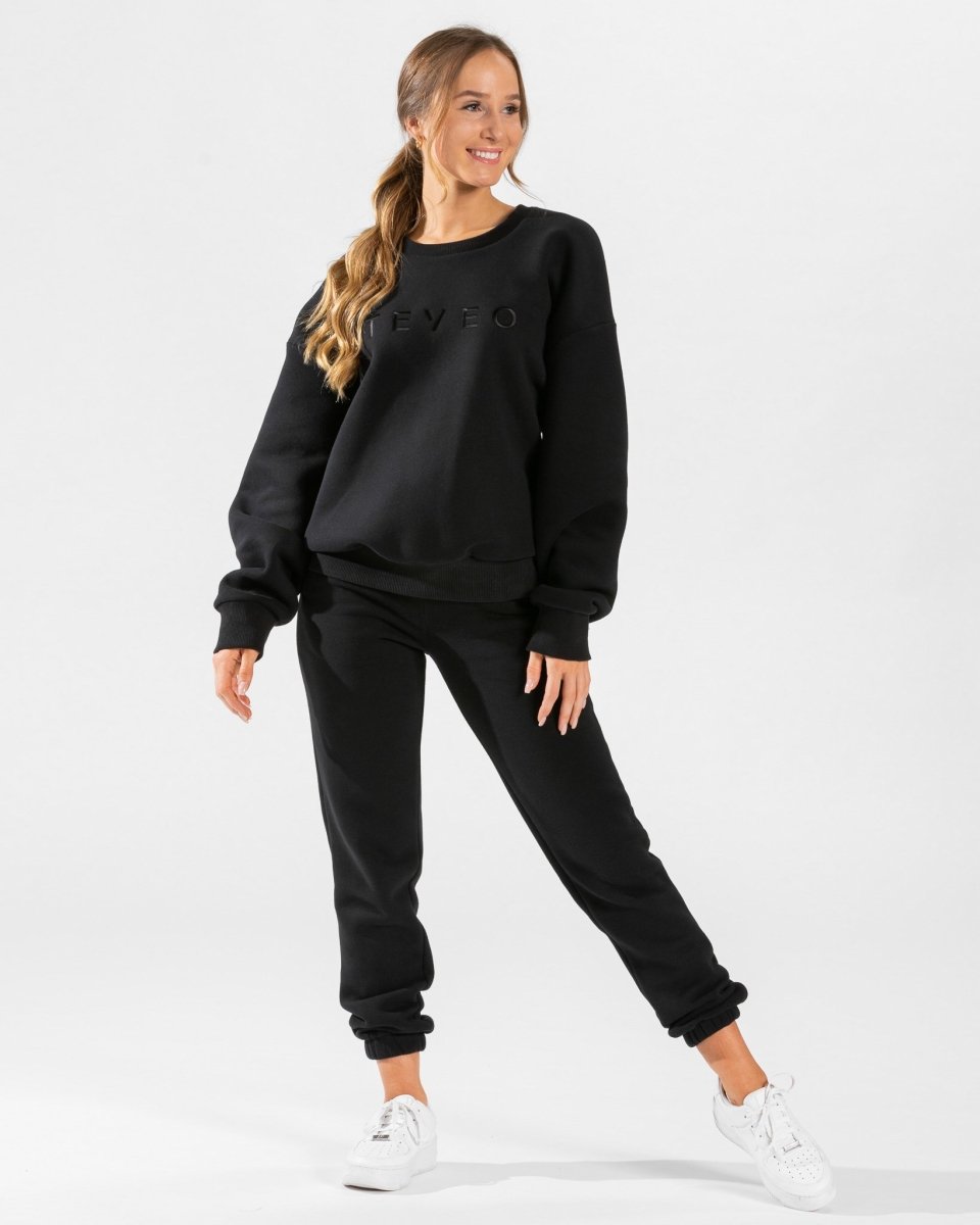 Iconic Oversized Jogger "Schwarz" - TEVEO