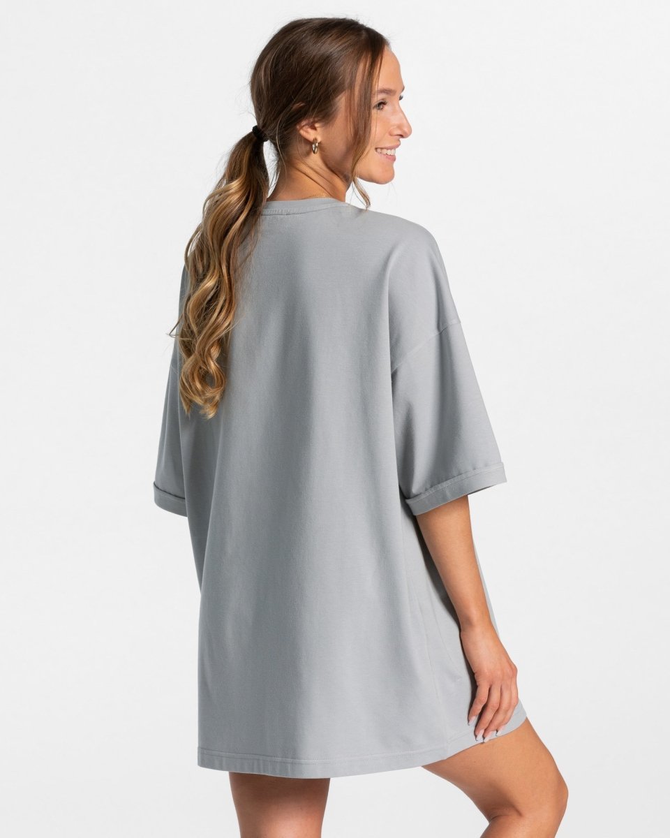 Iconic Oversized T-Shirt "Stahlblau" - TEVEO